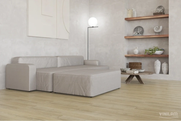 Клеевая кварцвиниловая плитка VINILAM Glue 8895 Дуб Шверин Glue